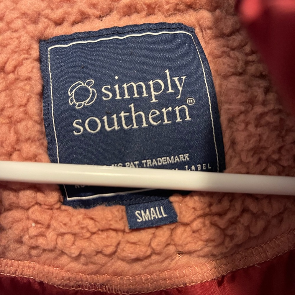 NWOT Simply Southern Pink puffer jacket - Picture 3 of 4